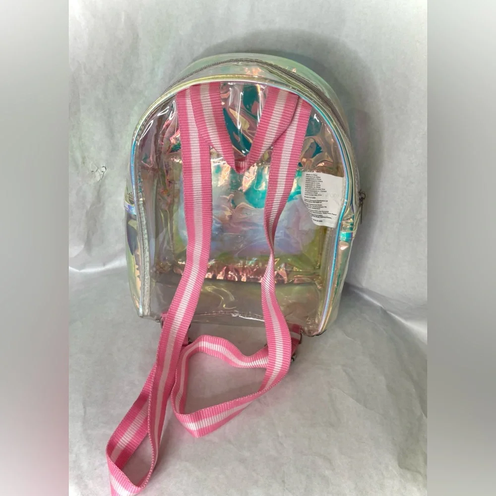 Translucent Backpack with confetti Beads - Picture 6 of 15